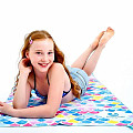 Towel Happy Tails Microfiber RAINBOW 130x80 cm