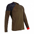 Men's rashguard shirt Aqua Lung RASH GUARD XSCAPE OLIVE, long sleeve