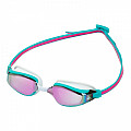 Women's swimming goggles Aqua Sphere FASTLANE titanium. pink mirror glass