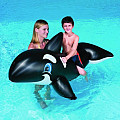Inflatable lounger Bestway 41009 WHALE 203 x 102 cm black