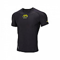 Men's lycra T-shirt Aqua Marina SCENE black, short sleeves - M