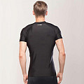 Men's lycra T-shirt Aqua Marina SCENE black, short sleeves - M