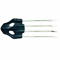 Spear tips Omer NYLON BLACK 4-HROT