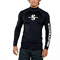 Men's rashguard shirt Scubapro RASHGUARD BLACK UPF50, long sleeve