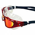 Swimming goggles Aqua Sphere VISTA PRO titanium mirror glasses red