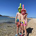 Children's full face mask for snorkeling Agama DORY from 4 years