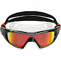 Swimming goggles Aqua Sphere VISTA PRO titanium mirror lens orange