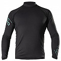 Men's lycra T-shirt Hiko SHADE ULTRA, long sleeves - M black