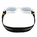 Swimming goggles Aqua Sphere KAIMAN EXO titanium. gold mirror glass