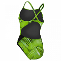 Women's swimwear Michael Phelps MESA LADY MID BACK multicolor/green - DE30