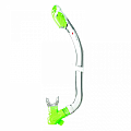 Children's snorkel Mares PLUTO DRY - transp./green