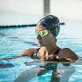 Swimming goggles Aqua Sphere KAYENNE titanium mirrored lens