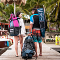 Backpack for freediving fins Mares ASCENT FIN BAG 110 x 22 x 20 cm