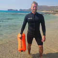 Swimming buoy and dry bag Agama SWIM PRO 28 L