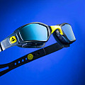 Swimming goggles Michael Phelps NINJA BLUE titan. mirror lens - black/white