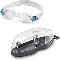 Women's swimming goggles Aqua Sphere KAIMAN LADY clear lenses - transp./turquoise