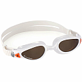 Swimming goggles Aqua Sphere KAIMAN EXO polarized lenses brown - white/orange