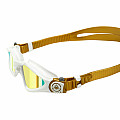 Swimming goggles Aqua Sphere KAYENNE SMALL titanium. gold mirror glass - white/gold