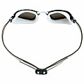 Aqua Sphere FASTLANE titanium swimming goggles. silver mirror glasses - white/gray