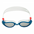 Swimming goggles Aqua Sphere KAIMAN EXO titanium. silver mirror glasses - petrol/transp.
