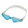 Children's swimming goggles Aqua Sphere KAYENNE JUNIOR blue glasses - transp./aqua