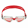 Swimming goggles Aqua Sphere KAYENNE titanium. mirror glass red