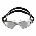 Swimming goggles Aqua Sphere KAYENNE PRO titanium. silver mirror glasses - transp./gray