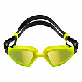 Swimming goggles Aqua Sphere KAYENNE PRO titanium. yellow mirror glass
