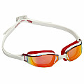 Swimming goggles Aqua Sphere XCEED RED titanium. mirrored. lens - black