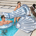 Inflatable lounger Bestway 43413 IRIDESCENT MARMAID TAIL 193 x 101 cm pearl