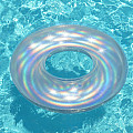 Inflatable ring Bestway 36240 IRIDESCENT SWIM RING 107 cm pearl