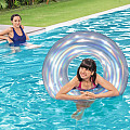 Inflatable ring Bestway 36240 IRIDESCENT SWIM RING 107 cm pearl