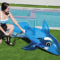 Inflatable lounger Bestway 41037 WHALE RIDE ON 157 x 94 cm blue