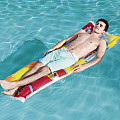 Inflatable lounger Bestway 44033 FASHION AIR MAT 183 x 69 cm color mix