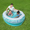 Inflatable pool Bestway 52489 SPARKLE SHELL KIDDIE POOL 150 x 127 x 43 cm