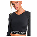 Women's Roxy FITNESS CROP long sleeve lycra t-shirt - sale