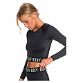 Women's Roxy FITNESS CROP long sleeve lycra t-shirt - sale