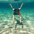 Men's lycra T-shirt DIVE TEAM MAN, short sleeves